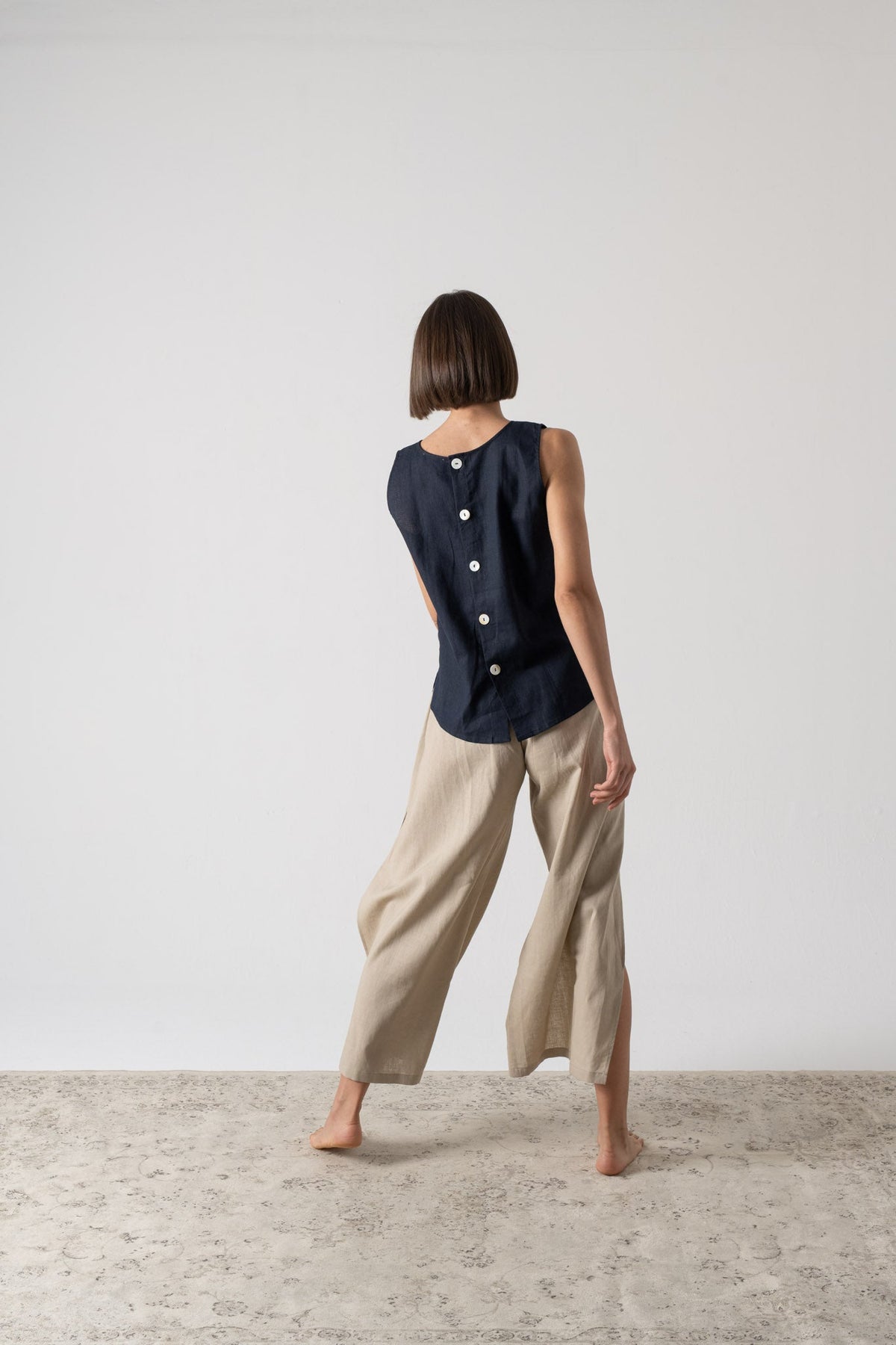 Chloé Top Navy Luxmii