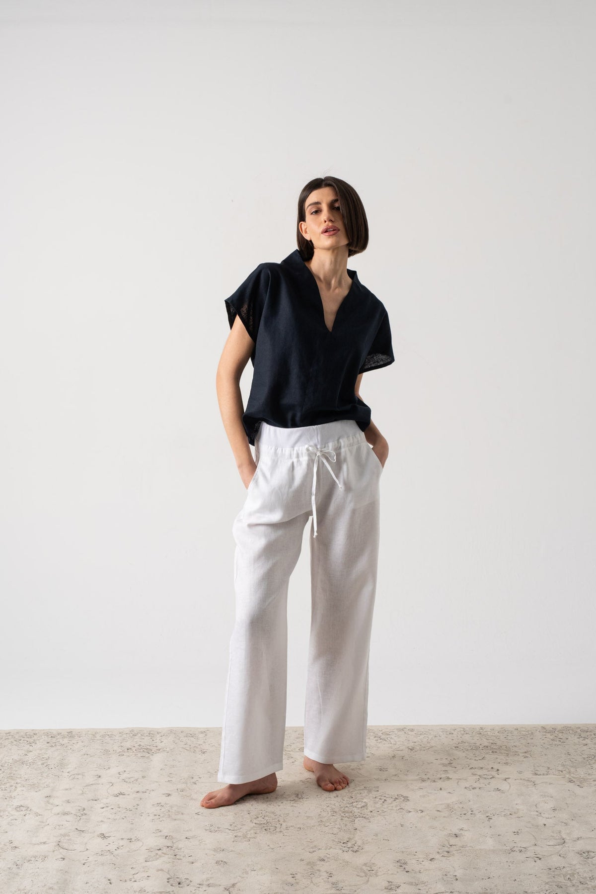 Collo Alto Top Navy Vol. II Luxmii