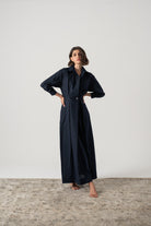 Halvar Linen Maxi Dress Brown Espresso (Copy) Luxmii