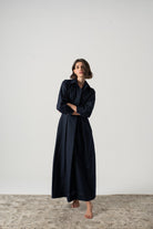 Halvar Linen Maxi Dress Brown Espresso (Copy) Luxmii