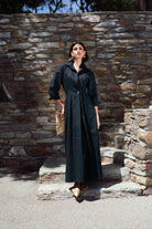 Halvar Linen Maxi Dress Brown Espresso (Copy) Luxmii