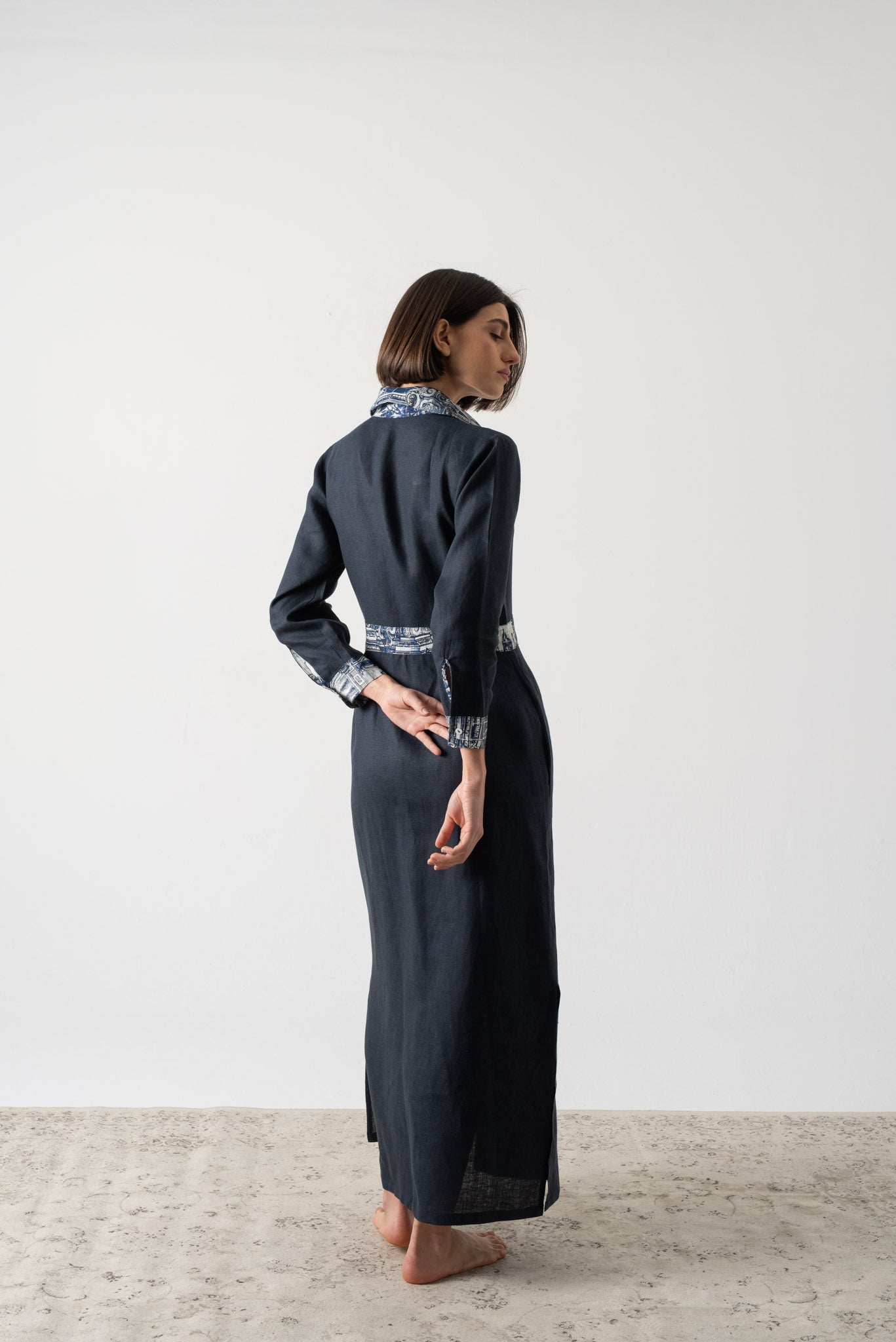 Mavi Maxi Dress Navy Luxmii