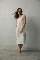 Milos Linen Dress Luxmii