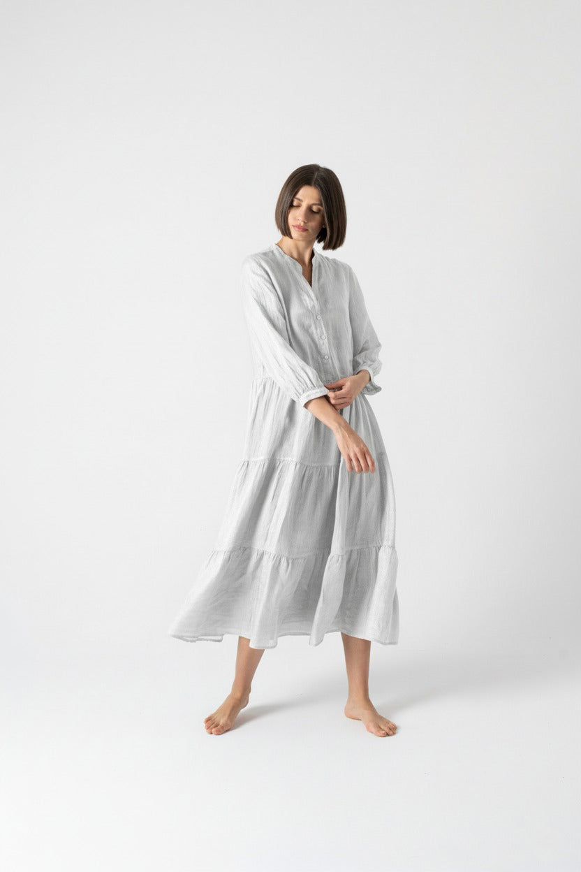 Altea Midi Dress Ice Luxmii