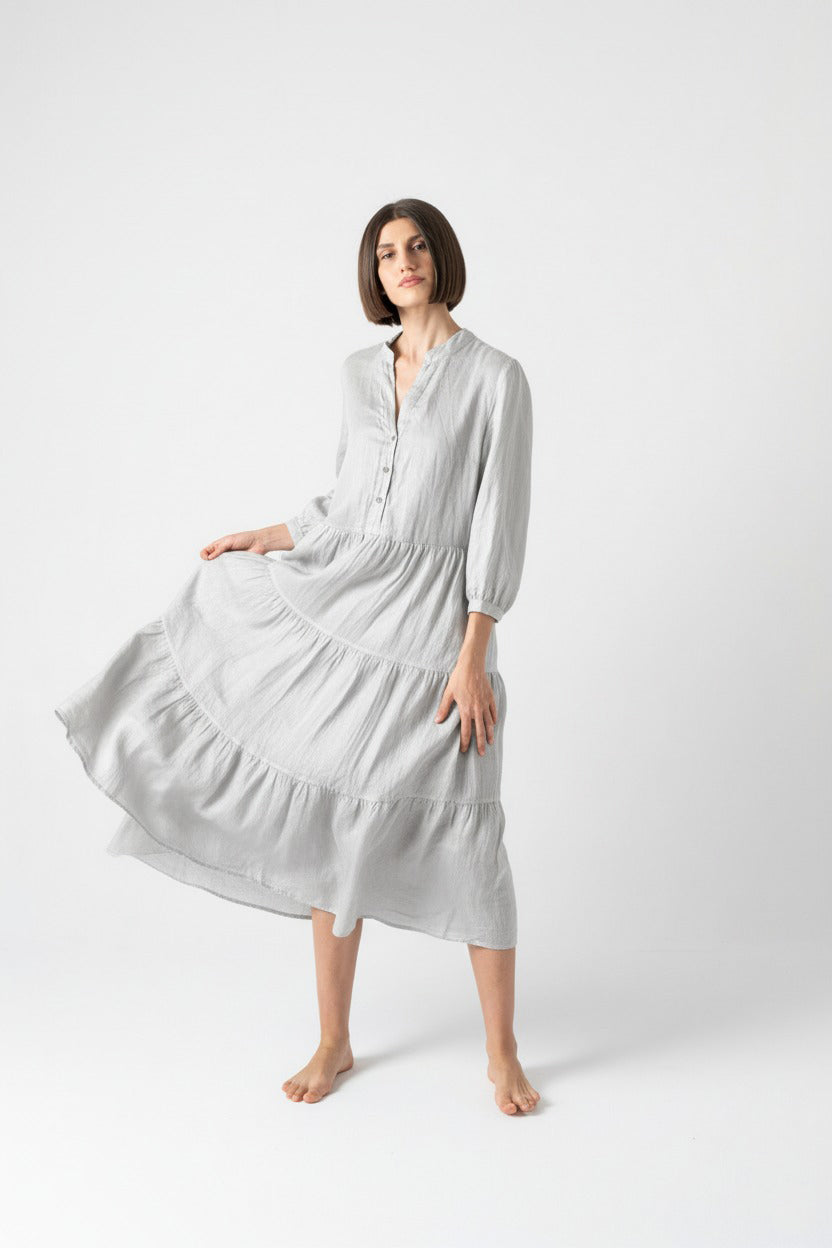 Altea Midi Dress Ice Luxmii