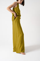 Bruno Palazzo Pant Antique Moss Luxmii