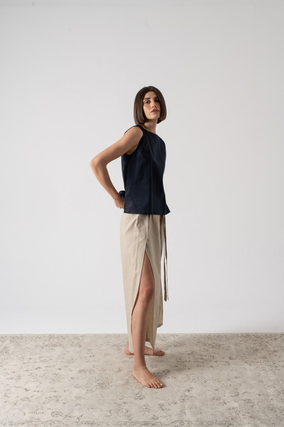 Chloé Top Navy Luxmii