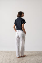 Collo Alto Top Navy Luxmii
