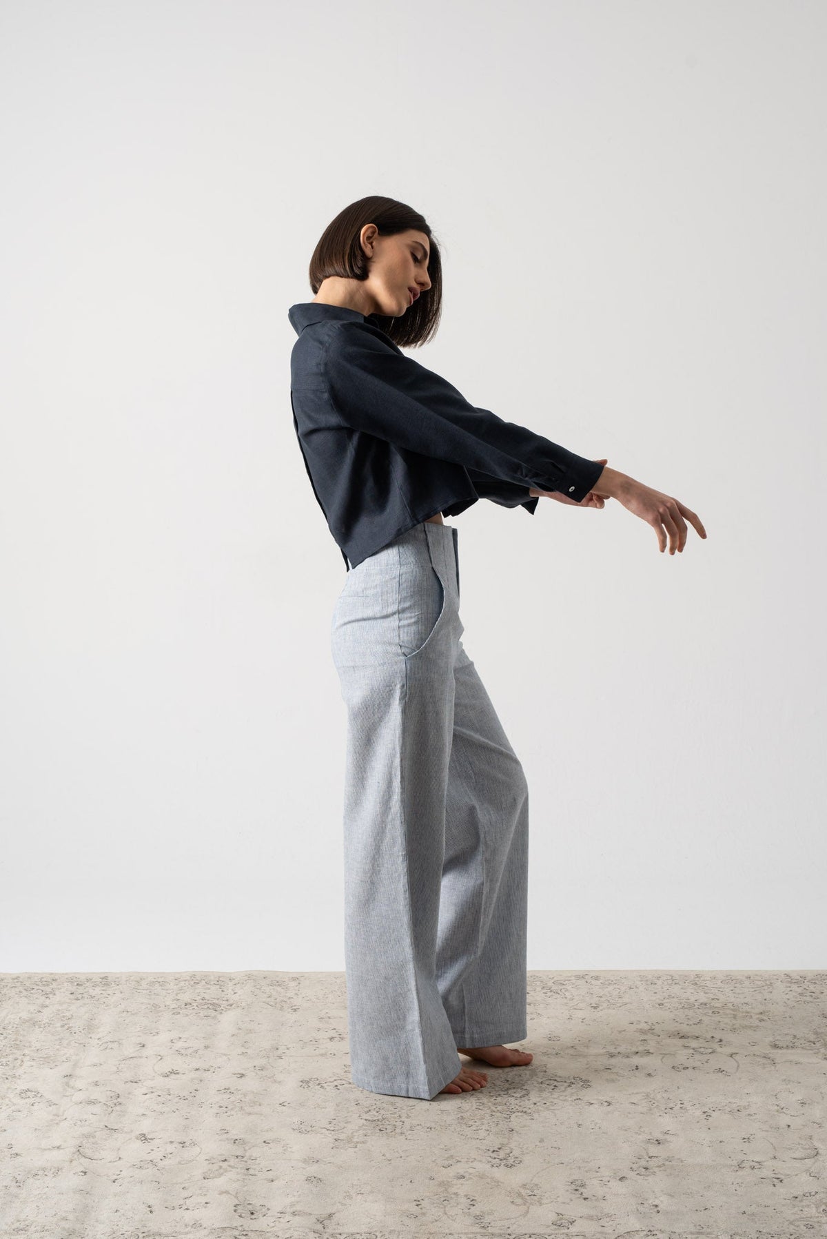 Ezara Shirt Navy Luxmii
