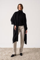 Fluire Cashmere Wrap Black Luxmii