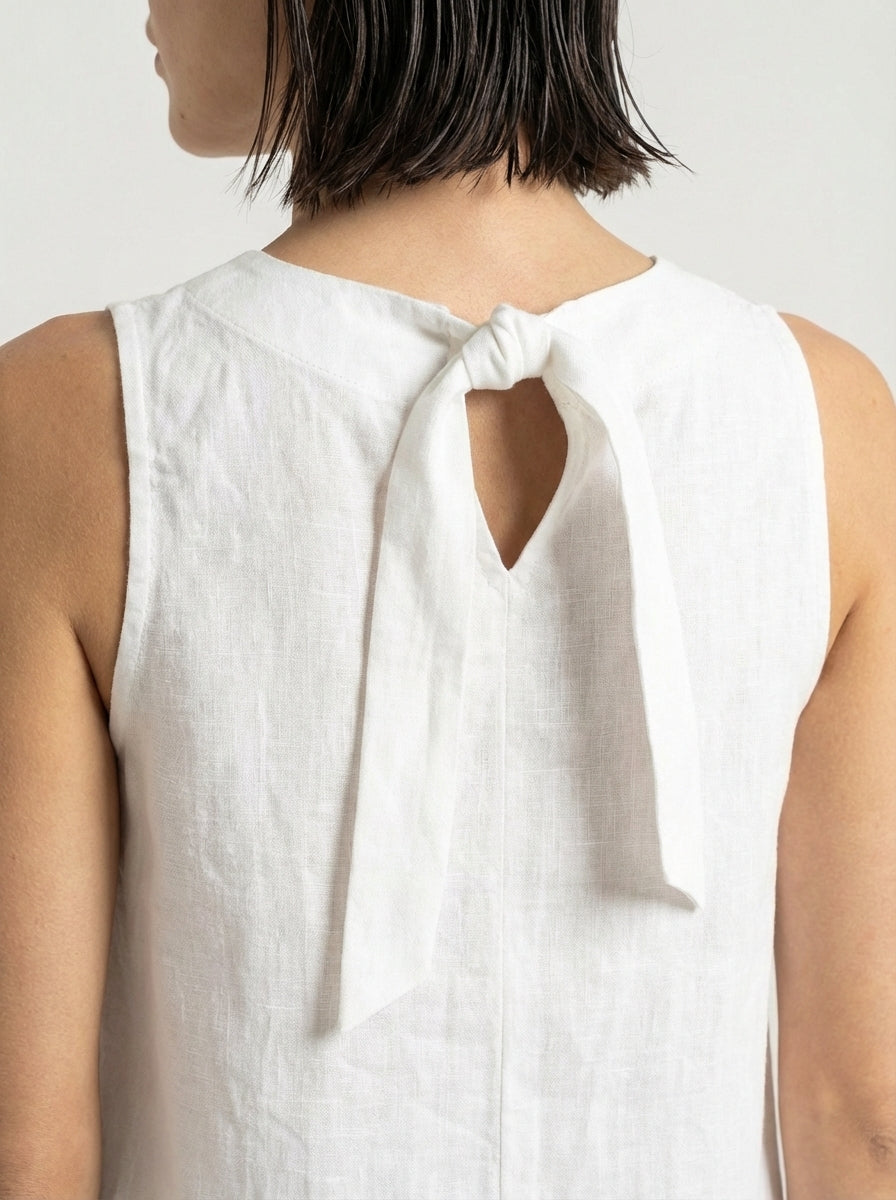 Illya Midi Dress White Luxmii