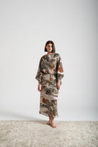 Kimonos Dress Minhwa Print Luxmii