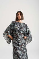 Kimonos Dress Najeon Print Luxmii
