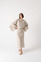 Kimonos Dress Oatmeal Luxmii