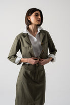 Lior Shirt Jacket Khaki Luxmii