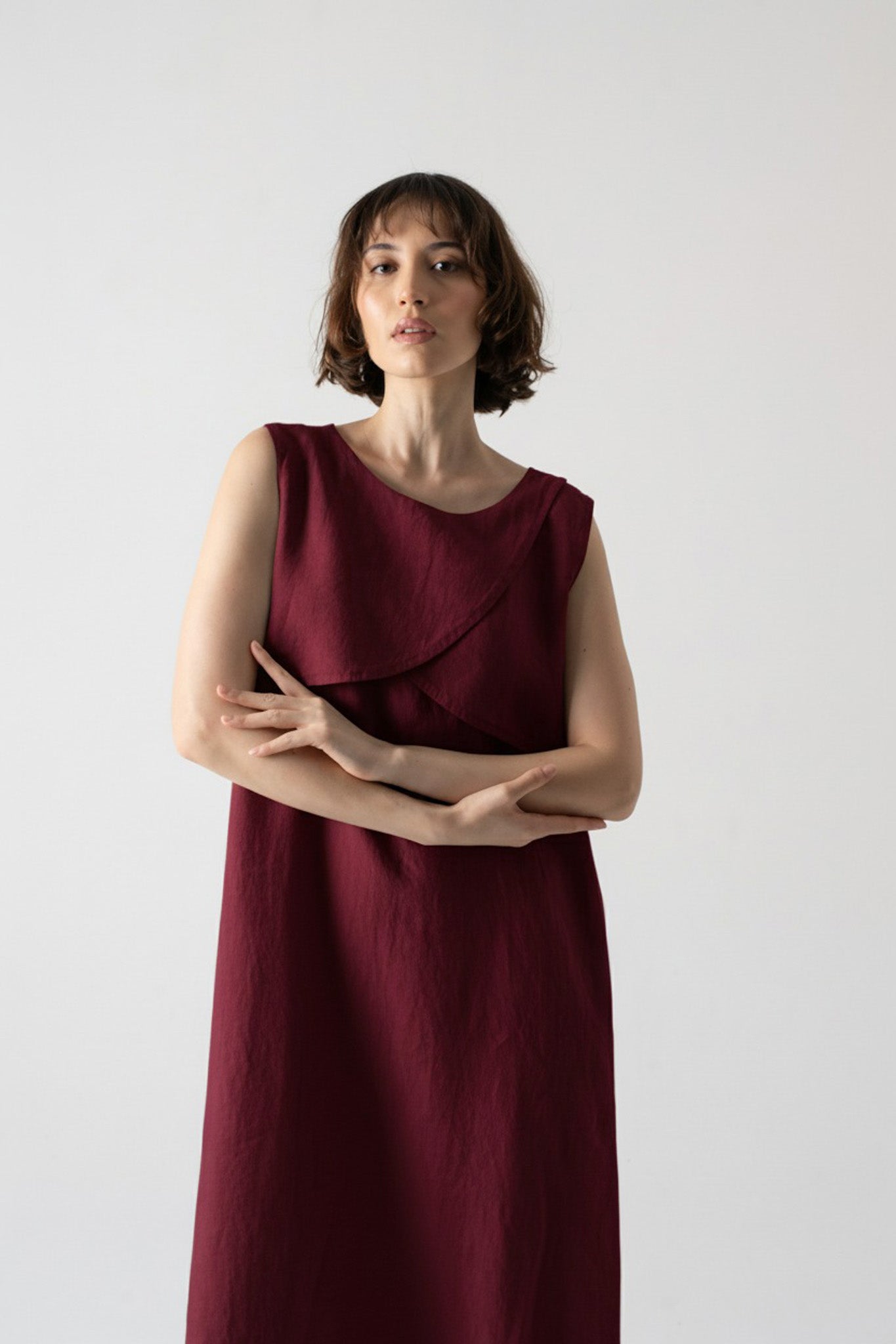 Ruthé Slip Dress Wine Luxmii