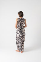 Serpente Wrap Dress Savannah Print Luxmii