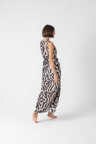 Serpente Wrap Dress in Savannah Print Luxmii