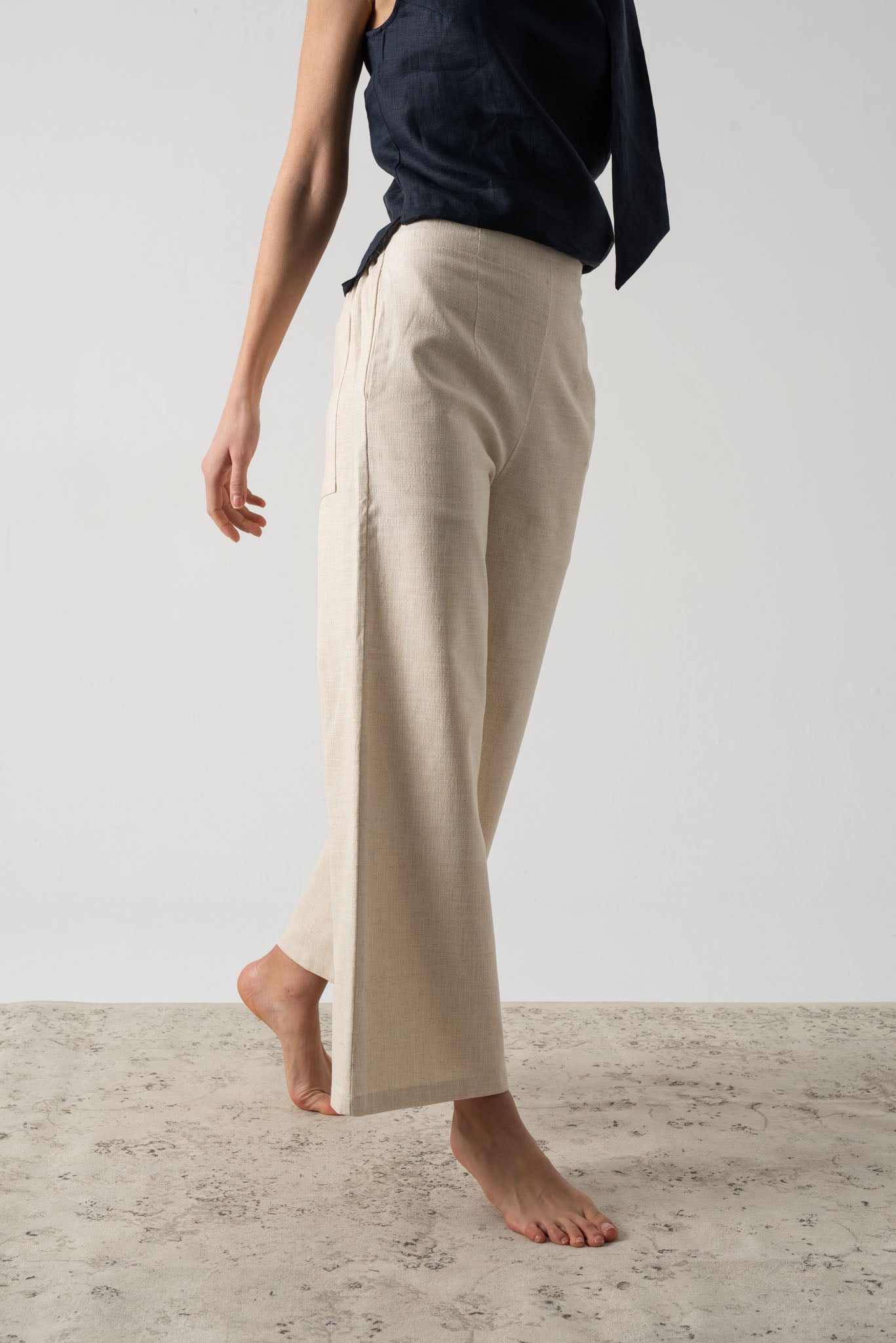 Solare Culotte Pant Natural Luxmii