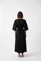 Zahira Knot Dress Black Luxmii
