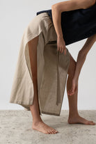 Zakai Wrap Pant Oatmeal Luxmii