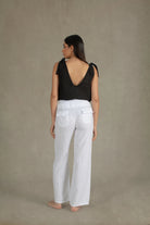 Giorno Linen Pant White Luxmii