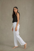 Giorno Linen Pant White Luxmii