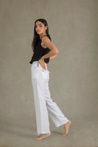 Giorno Linen Pant White Luxmii